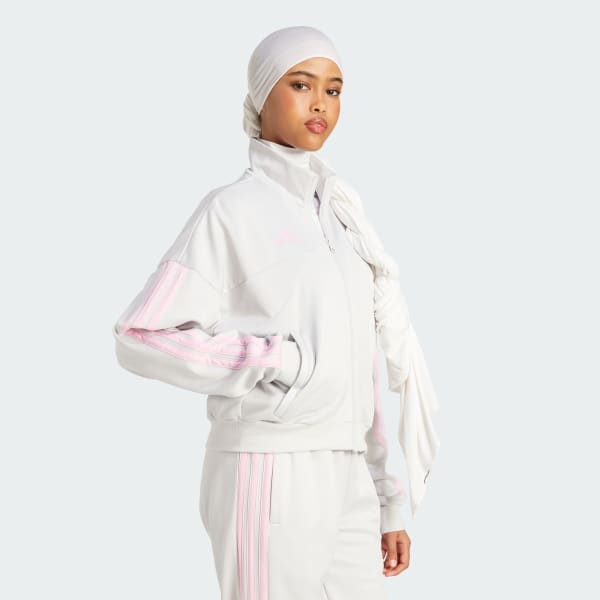 Γκρι Tiro Cut 3-Stripes Track Top