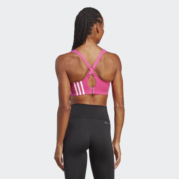 Pink adidas TLRD Impact Training High-Support bh