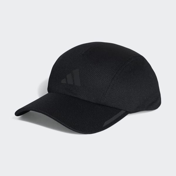 Hitam Topi Running Four-Panel Mesh AEROREADY