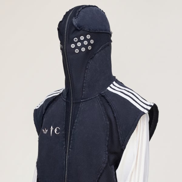 adidas x Thug Club Zip-Up Hoodie L ブラック adidas THUG CLUB