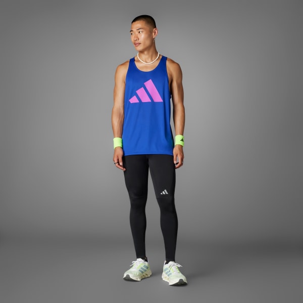 สีน้ำเงิน เสื้อกล้าม Run It