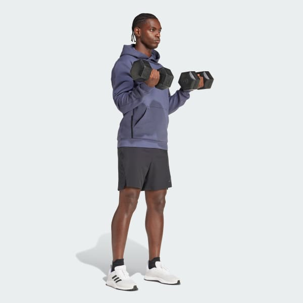 Negro Shorts Designed for Training Hybrid