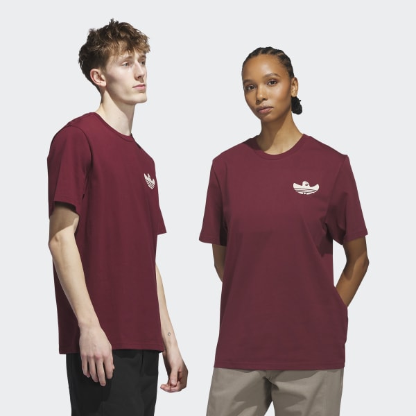adidas UV保護 レッド シャツ adidas tシャツ プレミアムジャージー / アディダスオリジナルス