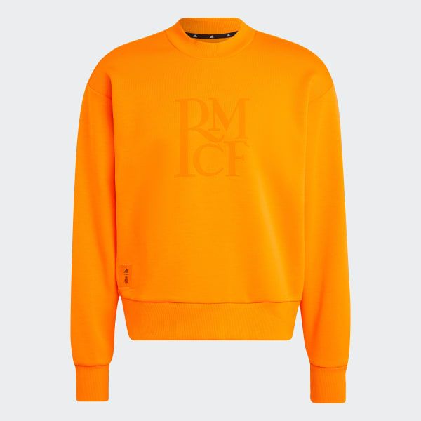 Naranja Sudadera cuello redondo Real Madrid Seasonal Doubleknit