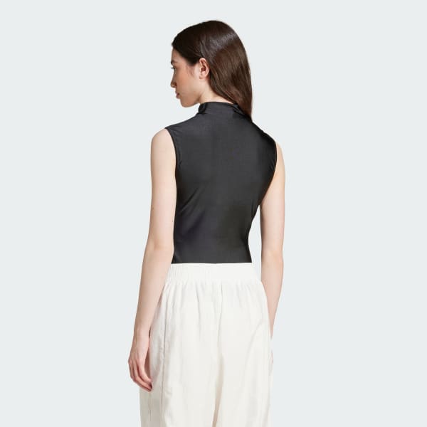 Black Atlanta Sleeveless Bodysuit