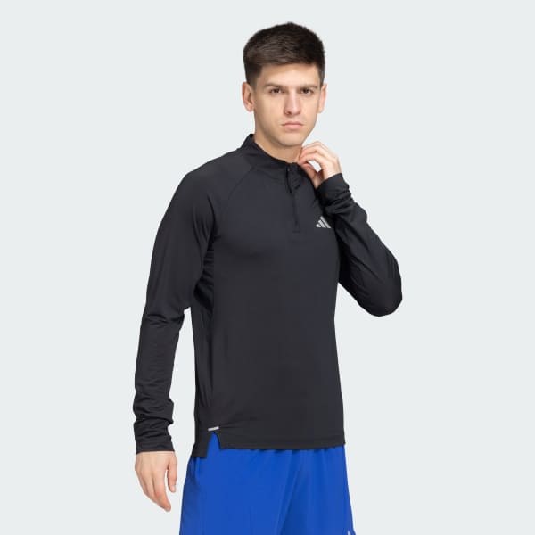 Black GYM+ 1/4ZIP