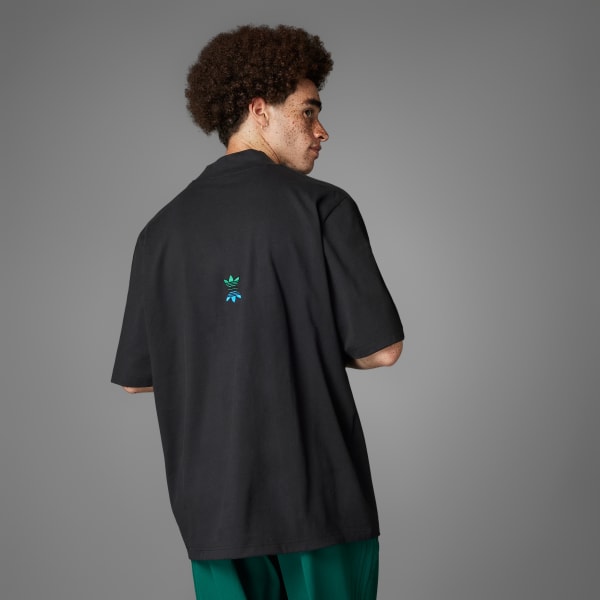 สีดำ เสื้อโปโลคอสูง Rolling Links