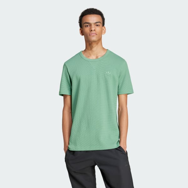 Green Trefoil Essentials Waffle Tee