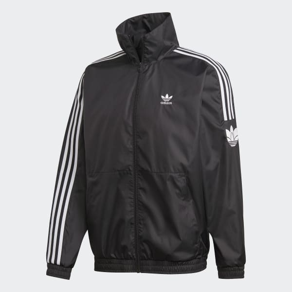 adidas 3D Trefoil 3 Streifen Originals Jacke Schwarz adidas Trefoil Jacket blackwhite, Größe:92: