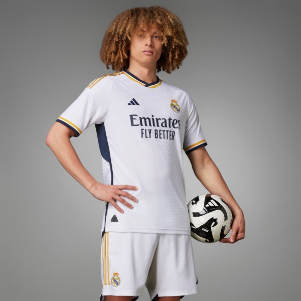 adidas Real Madrid 23/24 Home Authentic Jersey - White | Men's Soccer adidas US