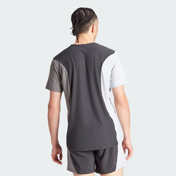 Negro Remera Own The Run Colorblock