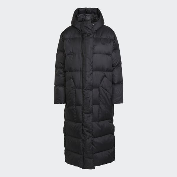 Black 롱 다운 재킷