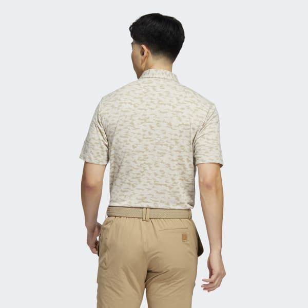 Beige Go-To Camo-Print Polo Shirt II959