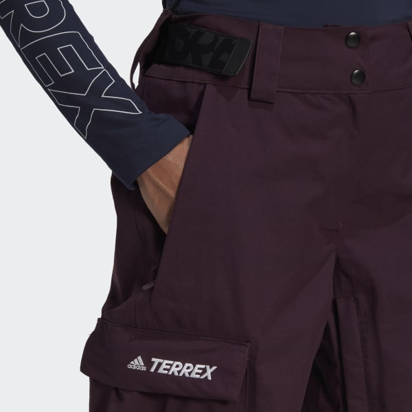 Czerwony TERREX 3L POST-CONSUMER NYLON SNOW JACKET