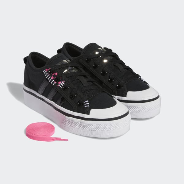 Black Nizza Platform Shoes