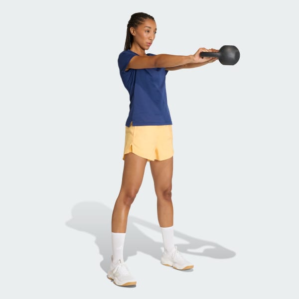 Laranja Shorts 2 em 1 Workout Essentials