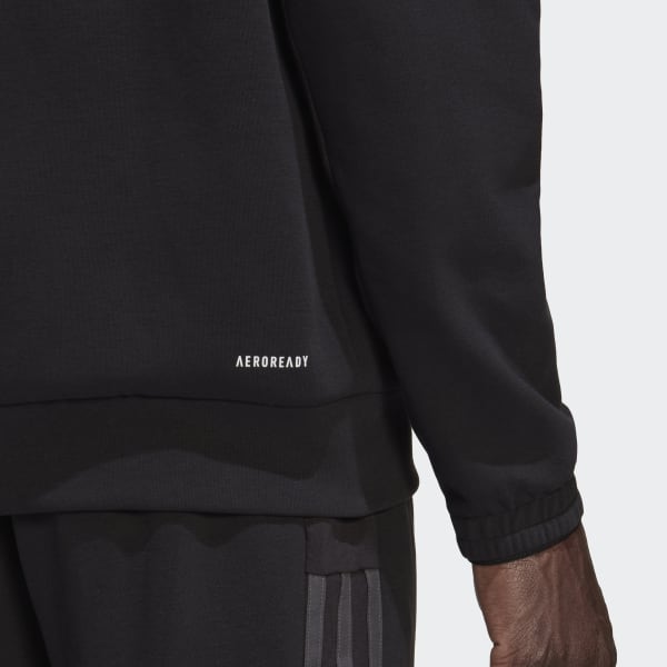 Negro Chaqueta con capucha AEROREADY Yoga ID021
