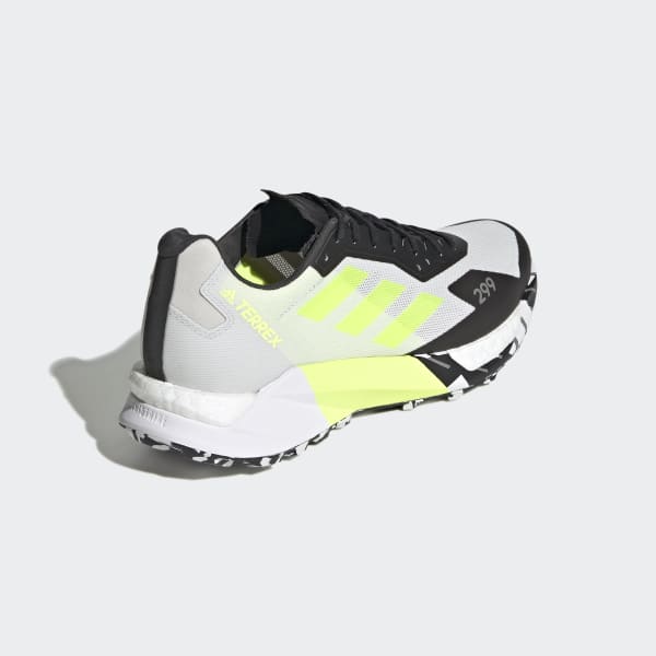 White Terrex Agravic Ultra Trail Running Shoes