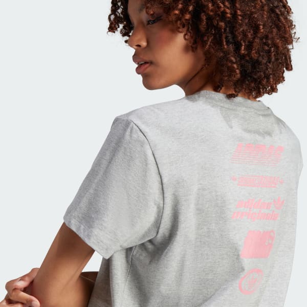 adidas Multiple Logo Tee Grey adidas Philippines