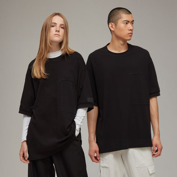 cerná Tričko Y-3 Crepe Pocket