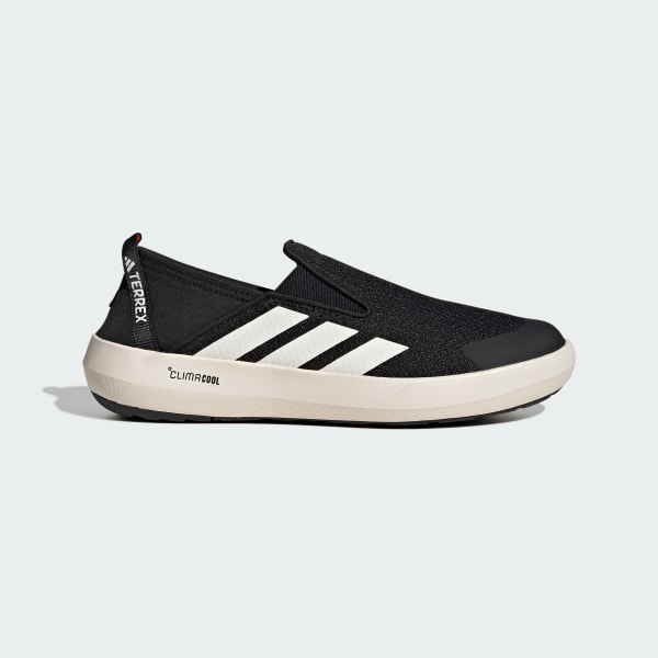 Adidas Terrex Boat Slip On Climacool Shoes Core Black M 5 W 6 Mens Hiking Shoes