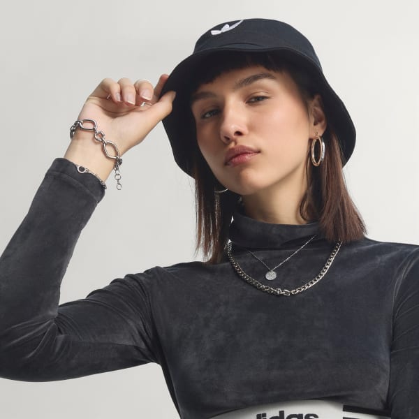 Black Winterized LS Crop Tee