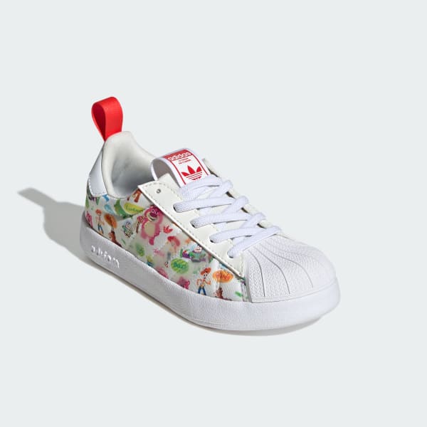 White ADIDAS DISNEY PIXAR TOY STORY adiFOM SUPERSTAR 360 SHOES