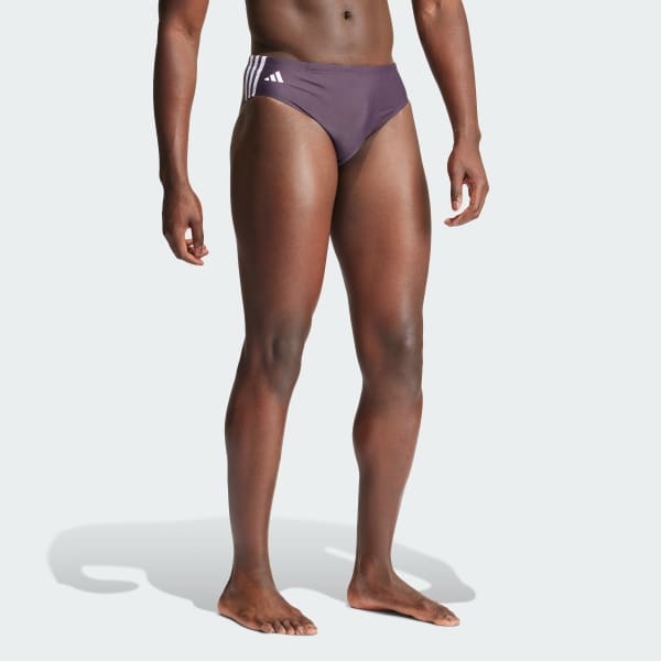 Roxo Cuecas de Natação Clássicas 3-Stripes