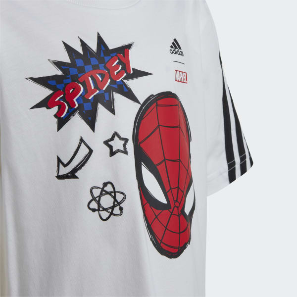 Wit adidas x Marvel Spider-Man T-shirt