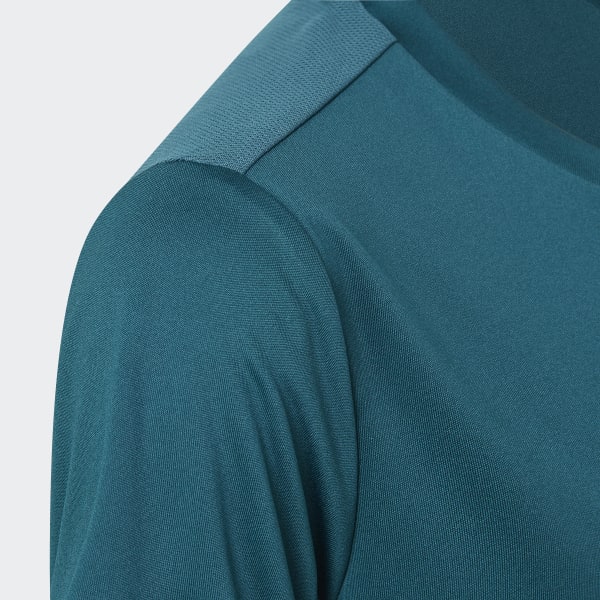 Turquoise T-shirt adidas Designed To Move Big Logo 29295