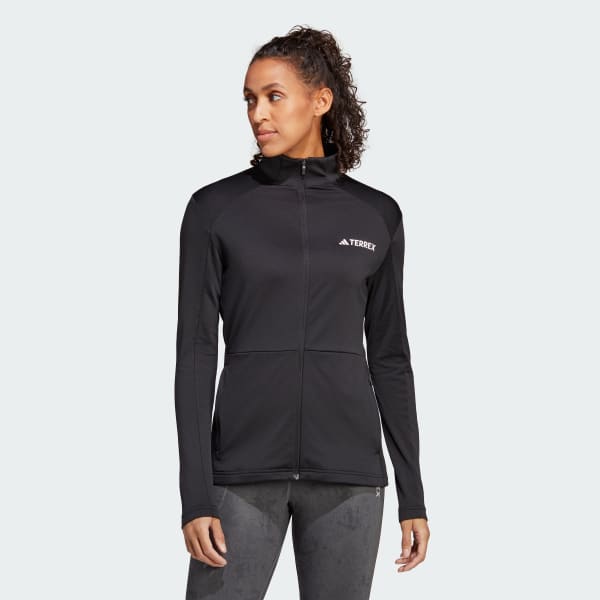 Sort Terrex Multi Full-Zip Fleece jakke