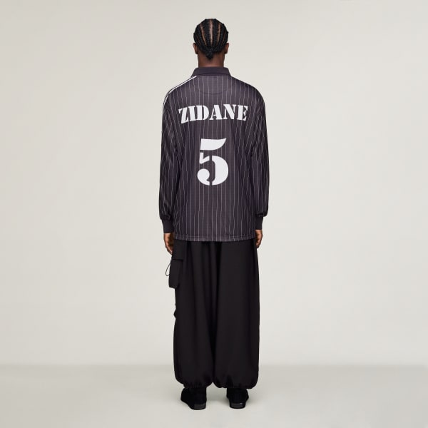 Sort Y-3 Zinedine Zidane Football Long Sleeve replikatrøje