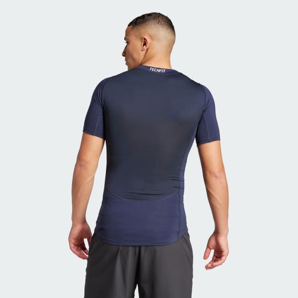 Μπλε TECHFIT Compression Training Tee