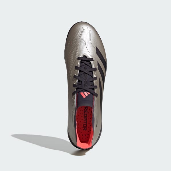 Gris Zapatos de Fútbol Predator League Pasto Sintético