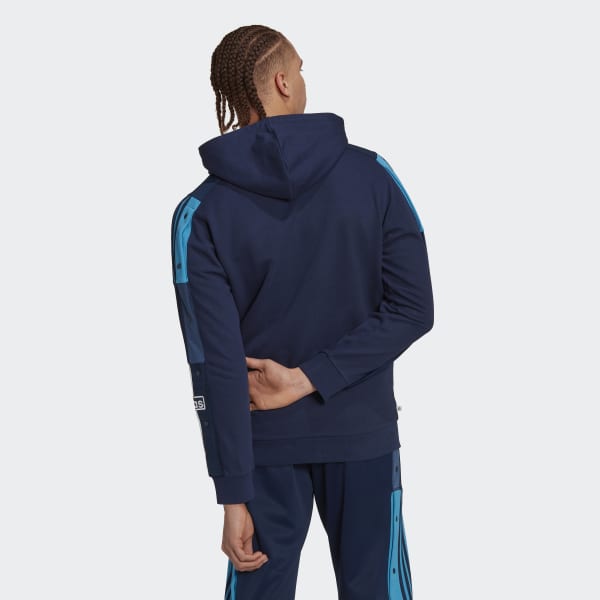 Azul Polera con Capucha Adicolor MMN76