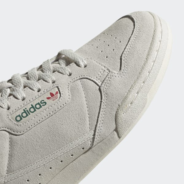 adidas continental 80 raw white suede