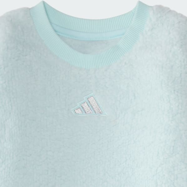 adidas Winterized 2-Piece Long Sleeve Fleece Pullover & Legging