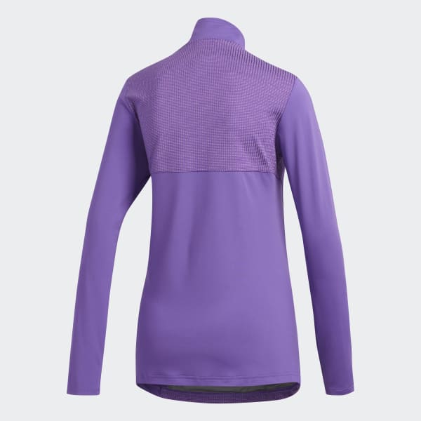 adidas half zip sweatshirt purple