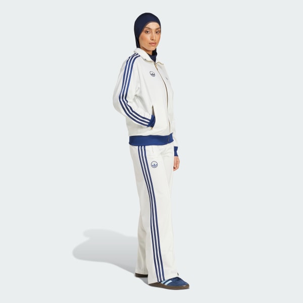 White Firebird Badge Track Pants