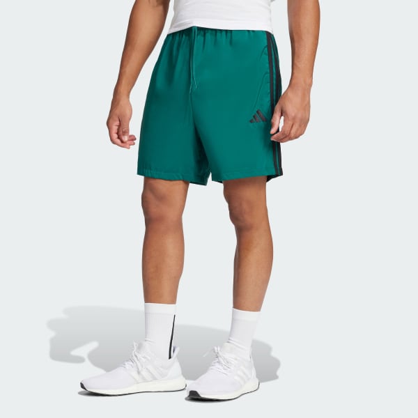 zelená Essential 3-Stripes Chelsea Shorts