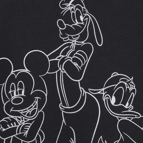Negro Camiseta Disney Mickey y Amigos JJV40