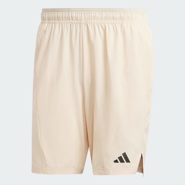 Beige Designed for Training Workout Shorts
