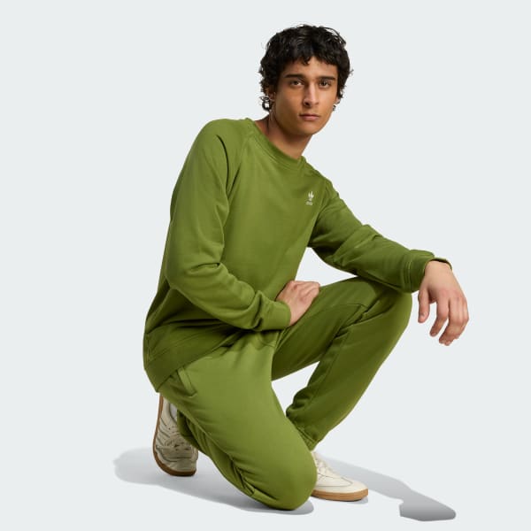 adidas Trefoil Essentials Pants - Green | Free Shipping with