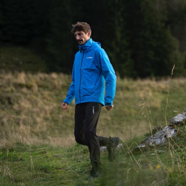 Μπλε Terrex Multi RAIN.RDY Primegreen Two-Layer Rain Jacket 29595