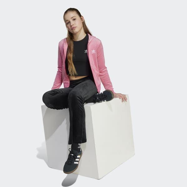 adidas Velvet Pants - Black | Free Shipping with adiClub