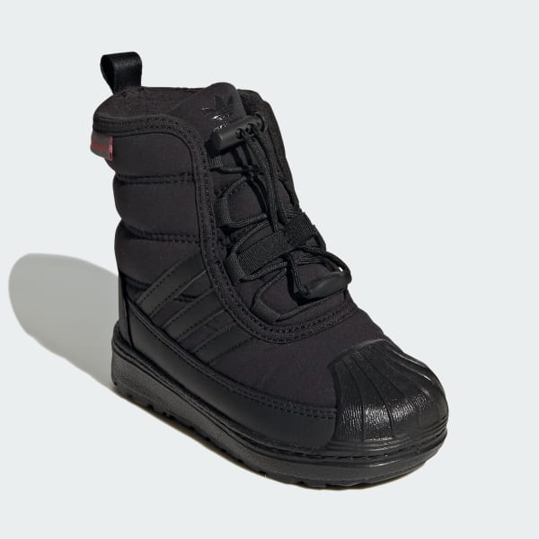 Negro Bota Superstar 360 (Bebé)