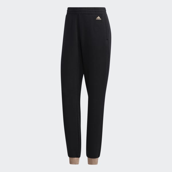 adidas black womens joggers