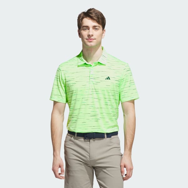 Zielony Koszulka Ultimate365 Mesh Glimmer Print Polo