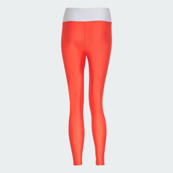 Laranja Calça Legging Cintura Alta Designed to Move Colorblock