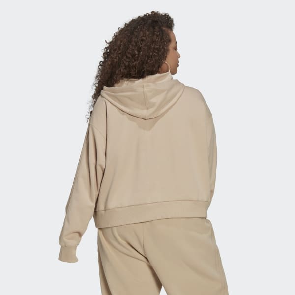 Beige Always Original Laced Hoodie (Grote Maat) IS175